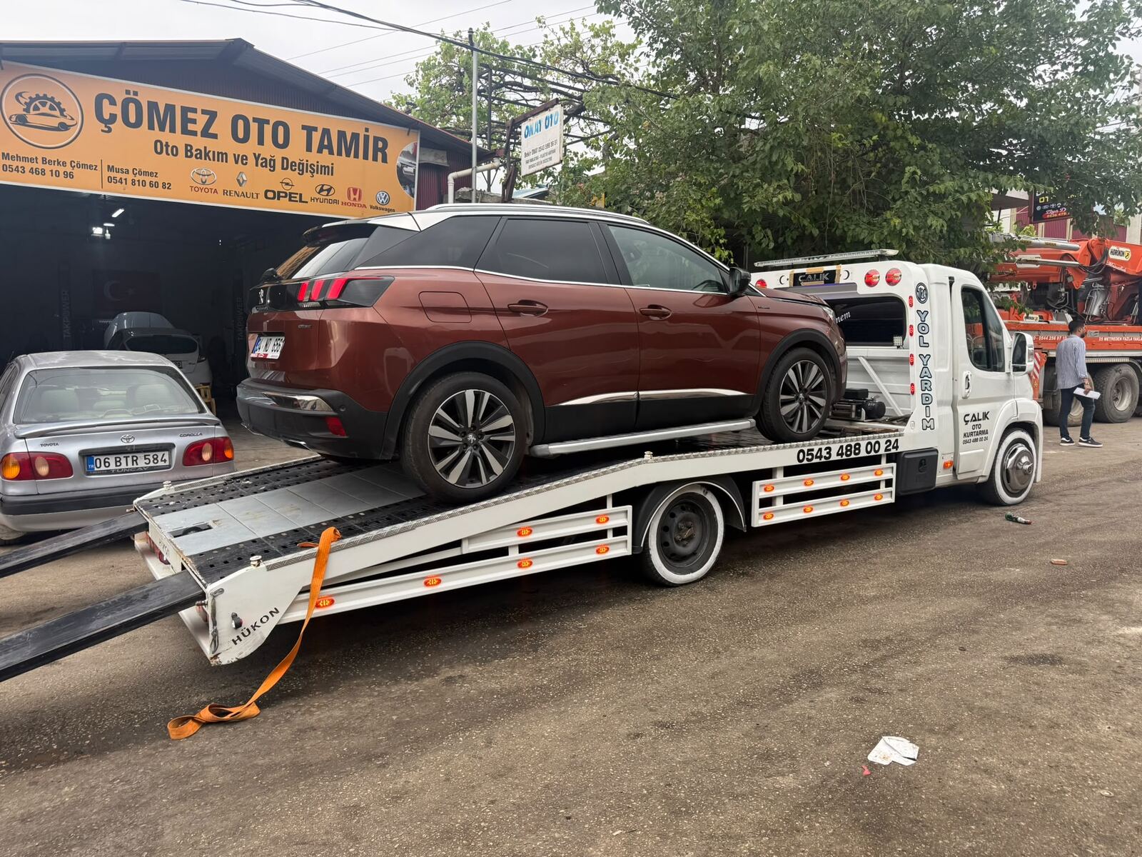 Peugeot 5008 kurtarma operasyonu